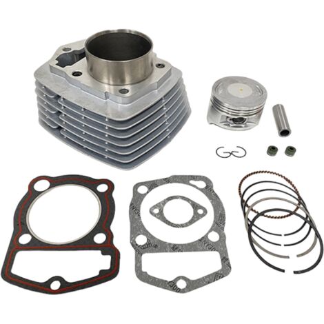 Kit Cylindre et Piston pour Honda - Compatible CB200, ATC200, XL200, XR200 - Ensemble Complet de Réparation Moteur 200cc