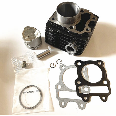Kit Cylindre et Piston pour Moto - Compatible Bajaj CT100 - Ensemble Complet Moteur avec Segments (1/5)