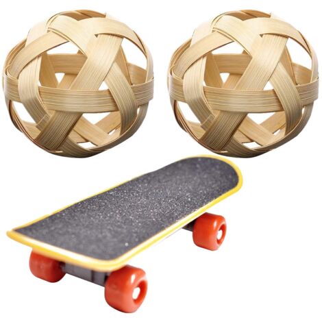 Kit d'Enrichissement pour Tortue - Comprend 1 Planche d'Entraînement et 2 Boules à Friandises en Bambou (1/4)