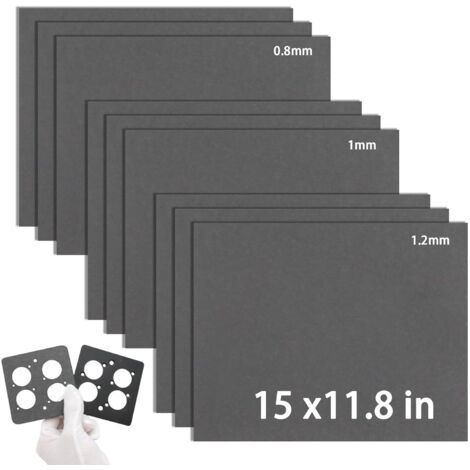 Lot de 9 Feuilles de Joints sans Amiante pour Bricolage - Pour Réservoirs de Carburant et Réparations (15x11.8 Pouces) (1/3)