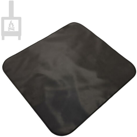 Tapis Ignifuge en Silicone Résistant à 800°C - Protection Pliable pour Sol sous Foyers/Braséros (100x100cm) (1/4)