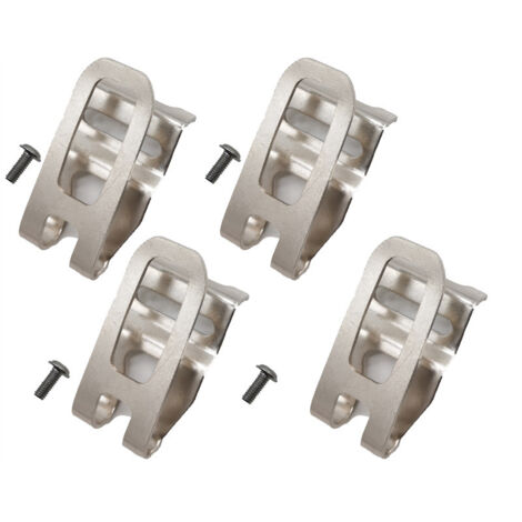 Crochet de Ceinture pour Outils Électriques Bosch - Accessoire Référence 2609111584 - Boucle avec Vis - Lot de 4 (1/3)