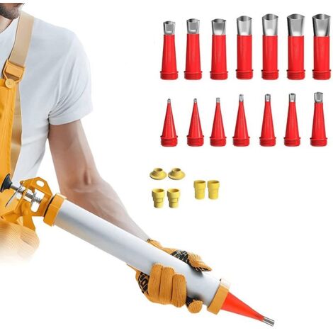 Kit de Finition Calfeutrage 22 Pièces - Outils Réutilisables, pour Salle de Bain, Porte, Mastic, Lissage Pro