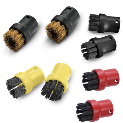 Tête de Brosse de Nettoyage de Rechange - Compatible Nettoyeurs Vapeur Karcher SC1, SC2, SC3, SC4, SC5 (1/4)