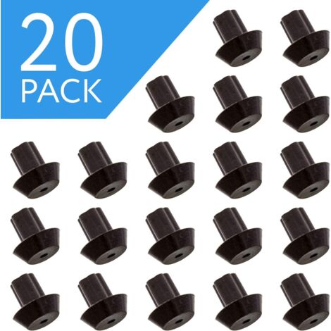Pieds en Caoutchouc pour Brûleur de Cuisinière à Gaz GE - Lot de 20, Compatible avec les Pièces WB2K101, WB02T10461, AP2622260 (1/4)