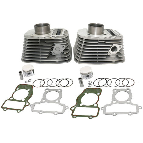 Kit Cylindre Complet 49mm pour Yamaha Virago 250 / XV250 - Cylindre, Piston et Segments pour Moteur de Motocyclette