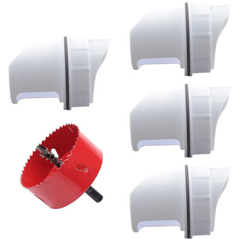 Mangeoire Automatique Professionnelle pour Volailles - Lot de 4 - Distributeur de Nourriture à Gravité pour Poules, Canards et Élevage de Basse-Cour