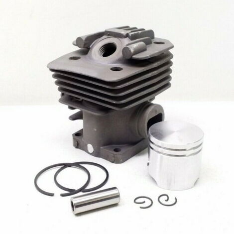 Cylindre FS280 (40mm) 4119 020 1207, alésage de 40 mm, avec segments de piston, pour utilisation avec les débroussailleuses Stihl FS280. (1/4)