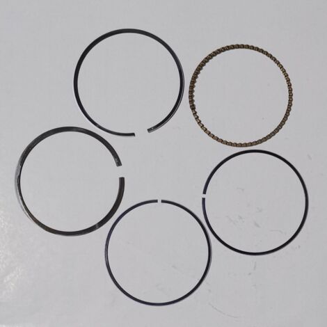 Segment de piston EH035 (39 mm), segment de piston en fonte, assure l'étanchéité des gaz de combustion, contrôle la consommation d'huile, convient aux moteurs Robin EH035. (1/3)