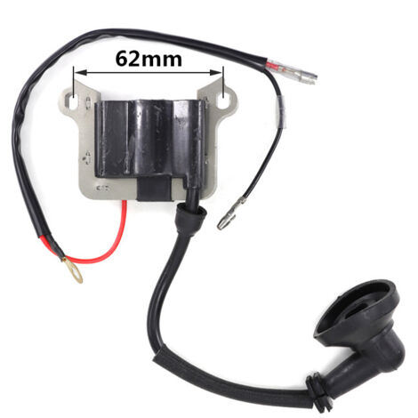 Bobine d'allumage 1E40F-5 1E44F CG430 CG520 : Ensemble bobine d'allumage haute tension, allumeur, adapté aux moteurs domestiques 1E40F/1E44F. (1/2)