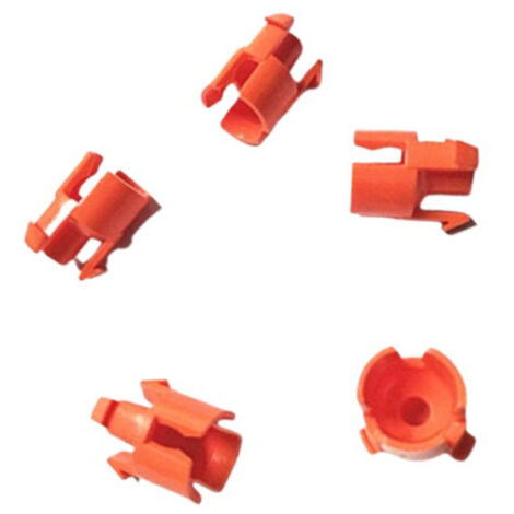 Applicable au clip de maître-cylindre d'embrayage Dongfeng Citroën C3 C4 Peugeot 301 208 307 9676534480, clip en plastique, pour fixer la tige de poussée du maître-cylindre d'embrayage.