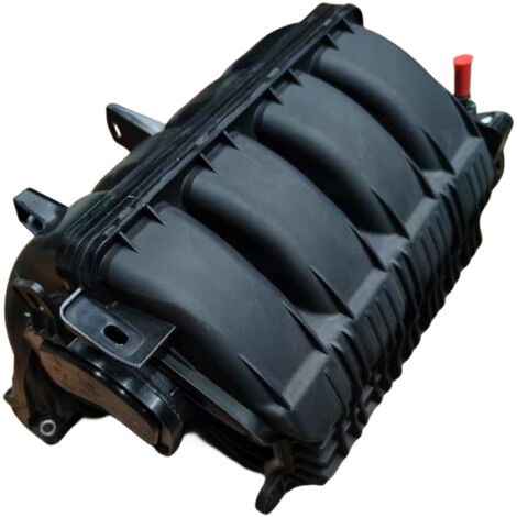 Le collecteur d'admission 9673940280, adapté à la Peugeot Citroën EC8, est fabriqué en plastique ou en aluminium et distribue l'air à chaque cylindre, avec une cavité de résonance. (1/4)