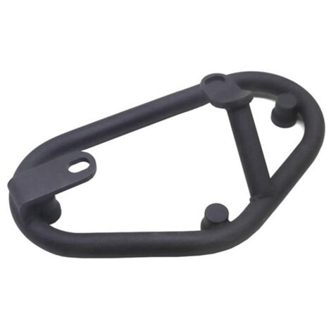 1 Spécifications : Gauche  Couleur : Noir  Matériau : Acier  Porte-bagages latéral pour moto, support de bagages, tube en acier haute résistance, conception à dégagement rapide, capacité de charge sta (1/5)