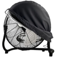 Cubierta de ventilador industrial de tela Oxford, cubiertas de ventilador de piso a prueba de polvo, cubierta de protección de ventilador de velocidad impermeable