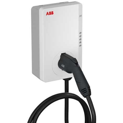 Estación de carga Abb Terra AC Wallbox 7,4KW con cable y conector T2 RFID