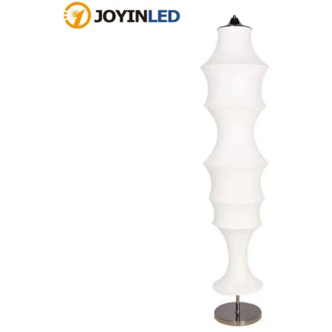 JOYINLED Moderne minimalistische Seiden-Stehlampe, DIY-LED-Lichtquelle für dekorative Hotelbeleuchtung, weiße Seiden-Stehlampe für Kleidung (1/5)