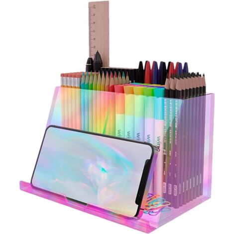 Porte - Stylo Acrylique Arc - en - Crayon coloré - Crayon Arc - (1/5)