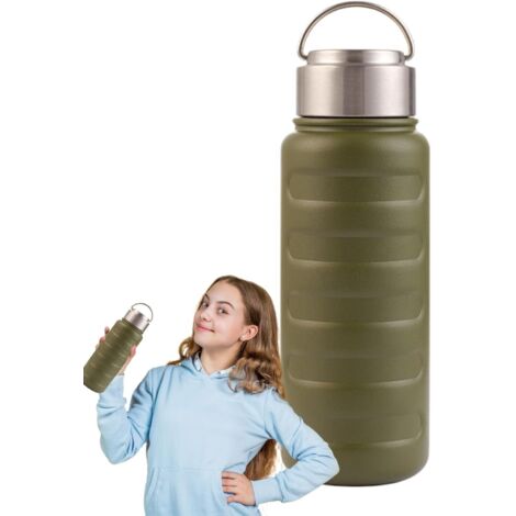 Gourde en acier inoxydable - Gobelet en acier inoxydable pour la randonnée (1/5)