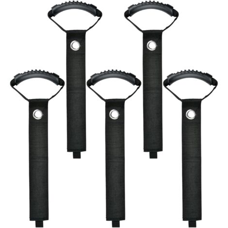 Lot de 5 supports de câbles d'extension - Organisateur de câbles robuste - (1/5)