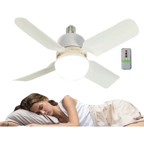 Ventilateur de plafond à distance avec lumières - lumières de ventilateur (1/5)