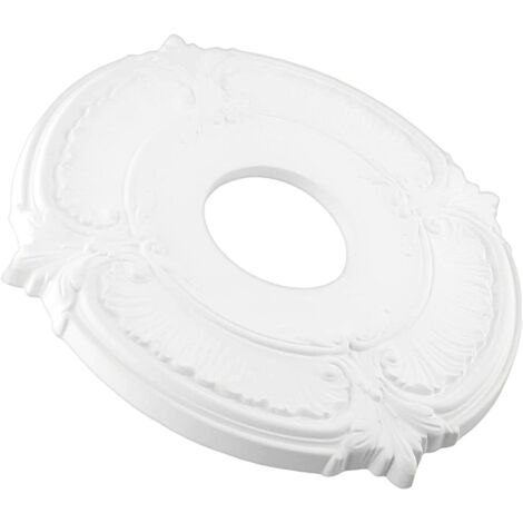 Médaillon de Plafond - Rosace En PU Pour Lustre - Élégante Décoration (1/5)
