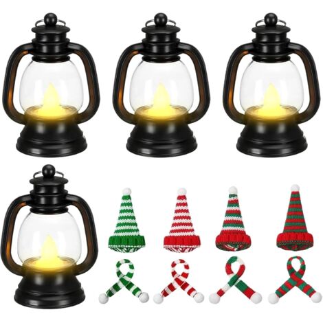 Lanterne Bonhomme de Neige pour Extérieur - Mini Décoration Lumineuse De (1/5)