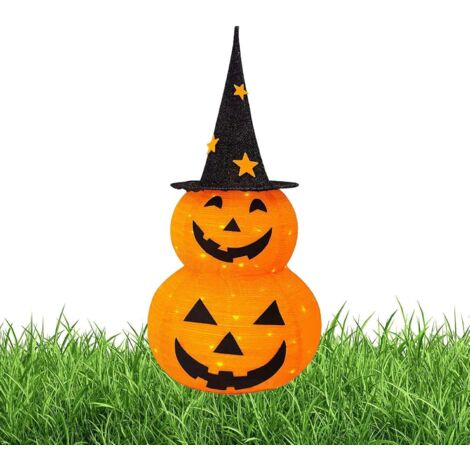 Décorations de Citrouille d'halloween - Veilleuse Citrouille à Piles avec (1/5)