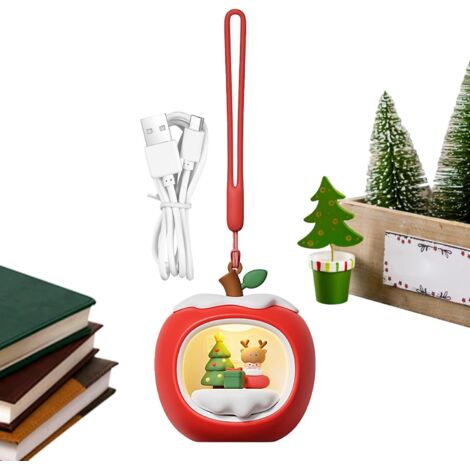 Veilleuse Lanterne - Lanterne de Noël en Forme de Maison Fruitée - (1/5)