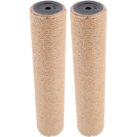 Lot De 2 Poteaux à Griffer en Sisal Naturel Remplacement De Griffoir pour