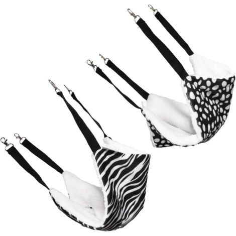 2 pièces Hamac pour Chat Double Face Respirant Coussin Suspendu Intérieur (1/5)