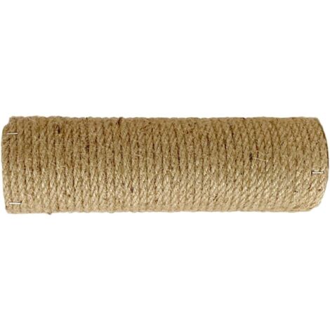 Colonne D’Escalade pour Chat en Bois Massif 6 CM X 40 CM Poteau à Griffer (1/5)
