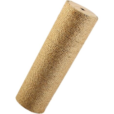 Griffoir pour Chat Poteau Droit Bois Réutilisable Griffoir De Sol Décoratif (1/5)