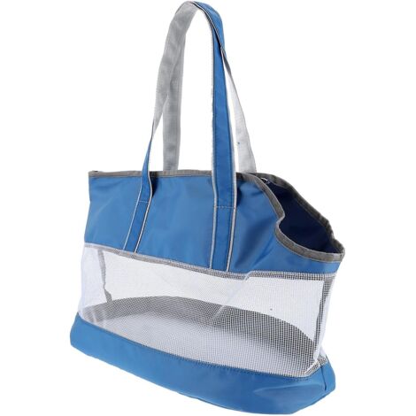 Transporteur Portable pour Chat en Nylon Respirant avec Poignée Étui (1/5)