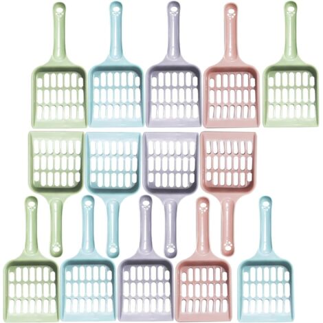 Lot de 24 Pelles à Litière en Plastique Fines Tamisage Précis Petites (1/5)