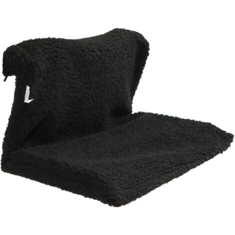 Hamac pour Chat Polaire Noir Lit Suspendu Chaud pour Radiateur Coussin (1/5)