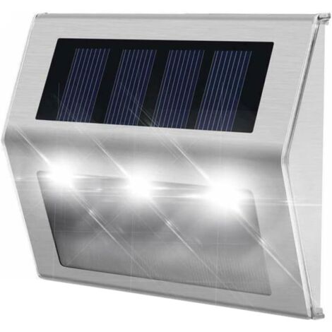 4pièces Appliques Solaires Murales Lot De Lampe Led Pour Éclairage (1/5)