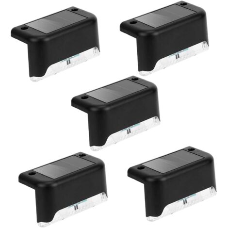 5pièces Lumières Solaire Étanches Pour Jardin Lampes De Terrasse Led (1/5)