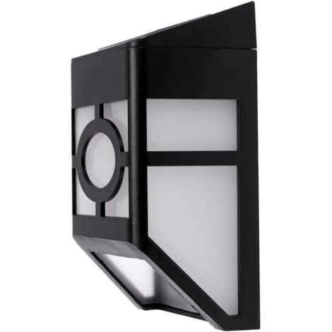 4pièces Lampe Solaire Murale Led Étanche Pour Extérieur Éclairage Jardin (1/5)