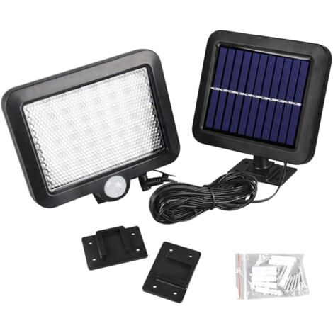 5m Lampe Solaire Murale Cob Avec Détecteur De Mouvement Étanche Pour Jardin (1/5)