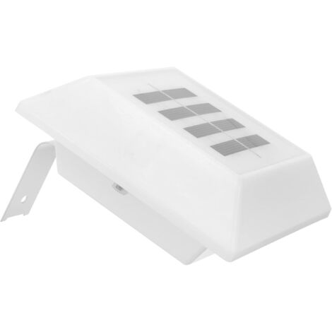 2pièces Lampe Solaire Murale à Led Pour Couloir Extérieur Étanche Blanc Lot (1/5)