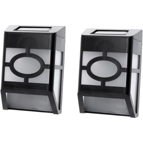 Lot De 4 Lampes Solaires Led D'extérieur Étanches - Éclairage De Mur à (1/5)