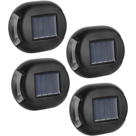 4pièces Lampe Solaire Murale à Led Éclairage Extérieur Étanche Pour Jardin (1/5)