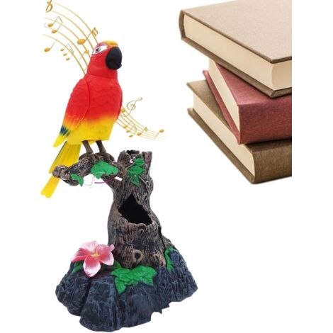 Perroquet Parlant - Oiseau de Moineau de Simulation d'animaux Mignons (1/5)