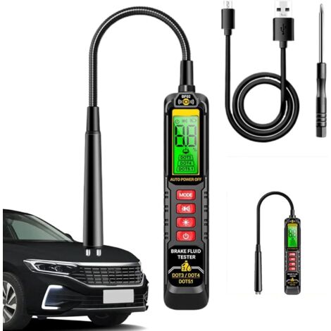 Testeur De Liquide De Frein - avec Alarme - Affichage Écran - 500mAh (1/5)