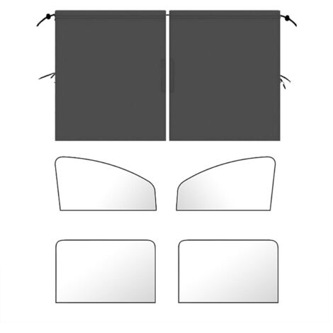 Rideaux de voiture pour fenêtre - Protection solaire intimité pour (1/5)