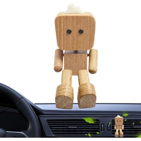 Clip de ventilation de voiture pour diffuseur de parfum - clip robot en (1/5)