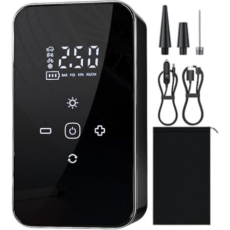 Pompe à Air à Batterie - Compresseur d'air portable à écran tactile - (1/5)