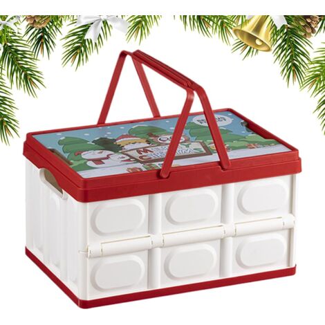 Organisateur de Coffre de Voiture - Conteneur De Coffre Pliable Pour Noël - (1/5)