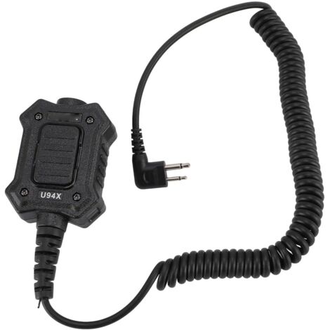 Adaptateur PTT Push to Talk - Bouton PTT avec Prise Mt/GP - 88 - Câble de (1/5)
