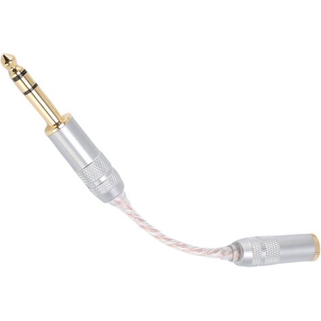 Câble Adaptateur de Casque Féminin de 6 - 35 Mm Mâle à 4 - 4 Mm - (1/5)